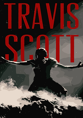 Travis Scott Poster Art