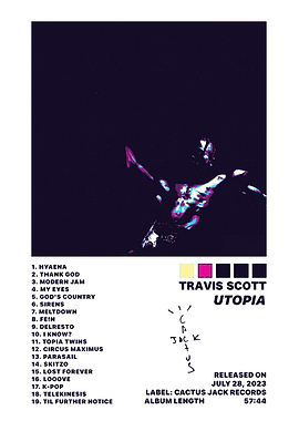 Travis Scott Utopia Album Cover