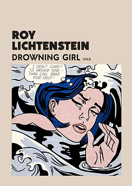 Roy Lichtenstein Drowning Girl Pop Art