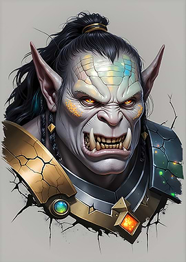 Orc Warrior Portrait