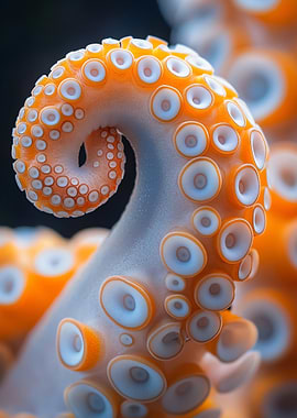 Close-up of an Octopus Tentacle