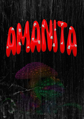 Amanita Mushroom Art