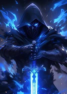 Warrior Glowing Sword