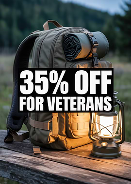 Backpack and Lantern - Veterans Discount