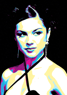 Olivia Rodrigo Retro Art