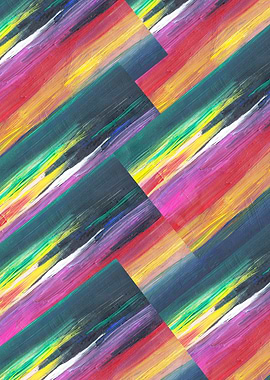 Abstract Diagonal Brushstroke Pattern