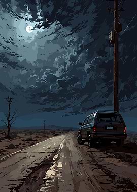 Night Road Trip