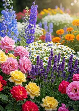 Colorful Flower Garden