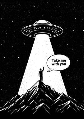 Take Me With You - Minimalist Alien Abduction