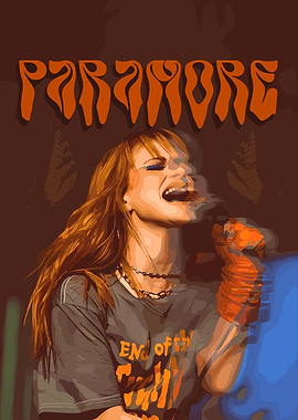 Paramore Concert Poster Art