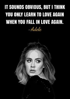 Adele Quote Art
