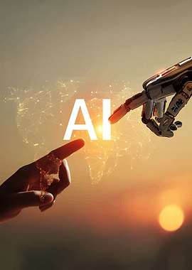 AI Human Robot Connection