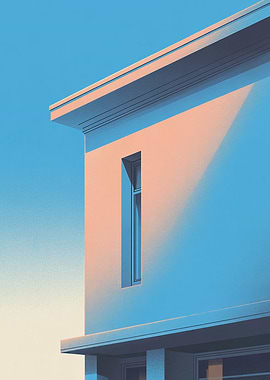 Mediterranean Minimalist Building