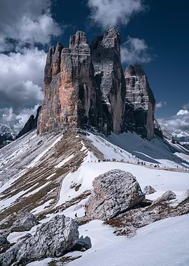 Tre Cime di Lavaredo Mountain View