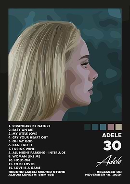 Adele 30 Album Cover Art