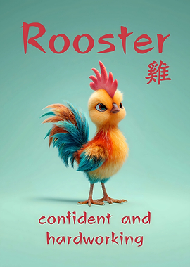 Rooster - Chinese Zodiac Sign For Kids
