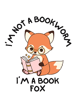 Book Fox Illustration