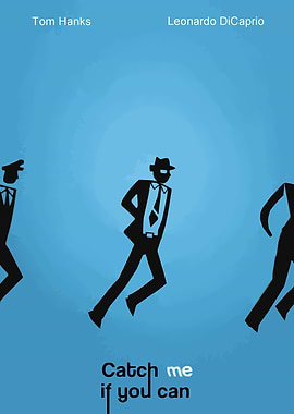 Catch Me If You Can Minimalist Poster