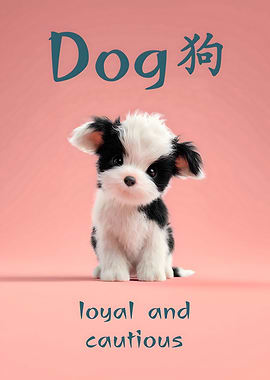 Dog - Chinese Zodiac Sign For kids