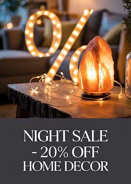 Night Sale Home Decor Discount