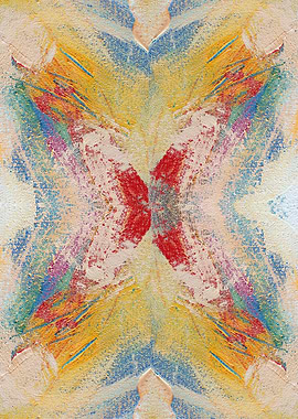 Abstract Butterfly Painting