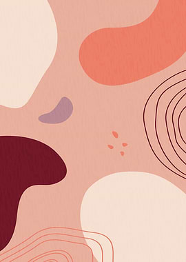 Abstract Shapes in Earthy Tones