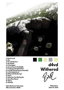 d4vd Withered Album Cover Art