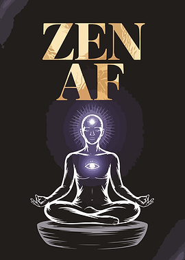 Zen AF Meditation Illustration