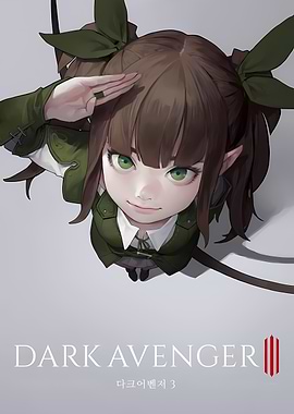 Dark Avenger III Character Illustration