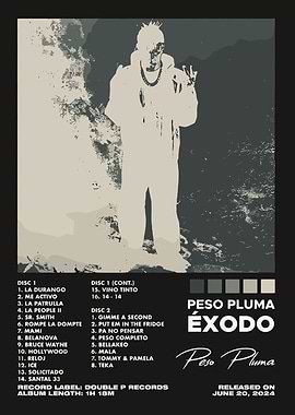 Peso Pluma ÉXODO Album Cover