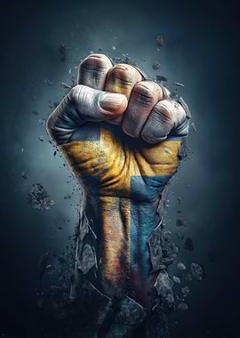 Swedish Flag Fist