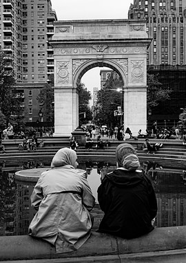 Soulful Moment: Washington Square Park