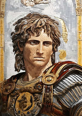 Alexander the Great Mosaic Portrait
