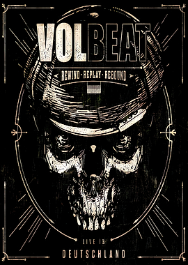 Volbeat Live in Deutschland Poster