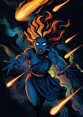 Celestial Meteor Goddess