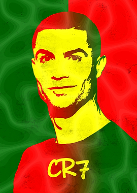 Cristiano Ronaldo Portrait Art