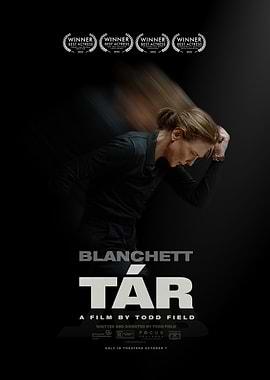TÁR (2022) Minimalist Poster – Cate Blanchett Tribute