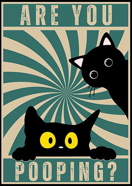 Funny Cat Poster
