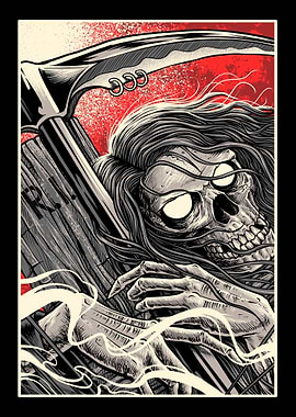 Grim Reaper Illustration