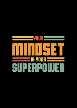Mindset is Your Superpower Retro Design