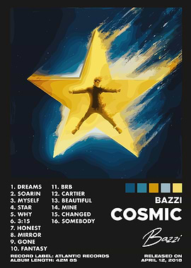 Bazzi Cosmic Album Cover Art