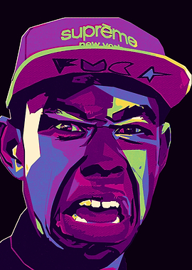 Tyler, the Creator Pop Art Portrait