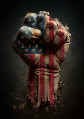 American Flag Fist