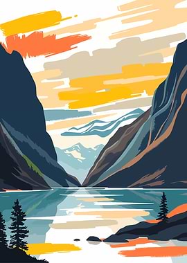 Fiordland Sunset View