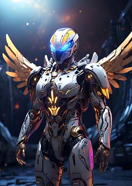 Bird in cyborg body #1