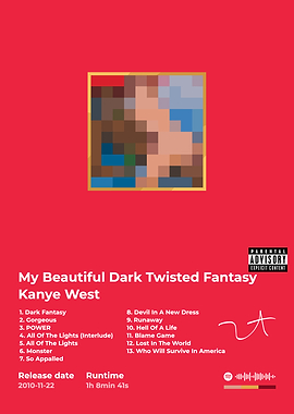 Kanye West - Dark Twisted Fantasy Album