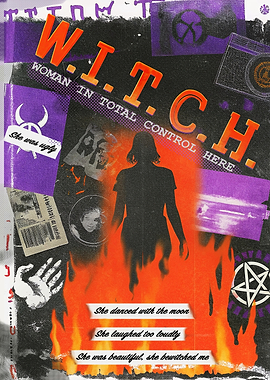W.I.T.C.H. - Collage Tribute to Rebellious Women & Modern Empowerment