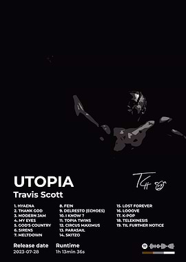 Travis Scott Utopia Album Cover