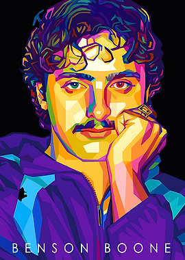 Benson Boone Pop Art Portrait