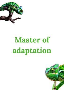 Master of Adaptation: Chameleon Illustration